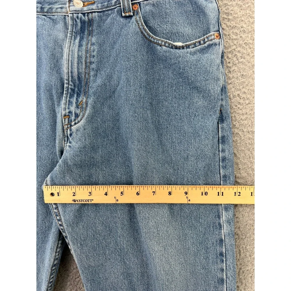 Levis 505 Jeans Mens 38X30 (36x29 Actual) Blue‎ Regular Fit Straight Leg